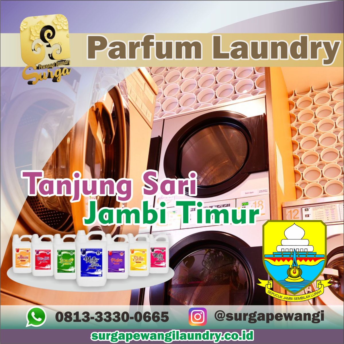 Parfum Laundry Tanjung Sari, Jambi Timur