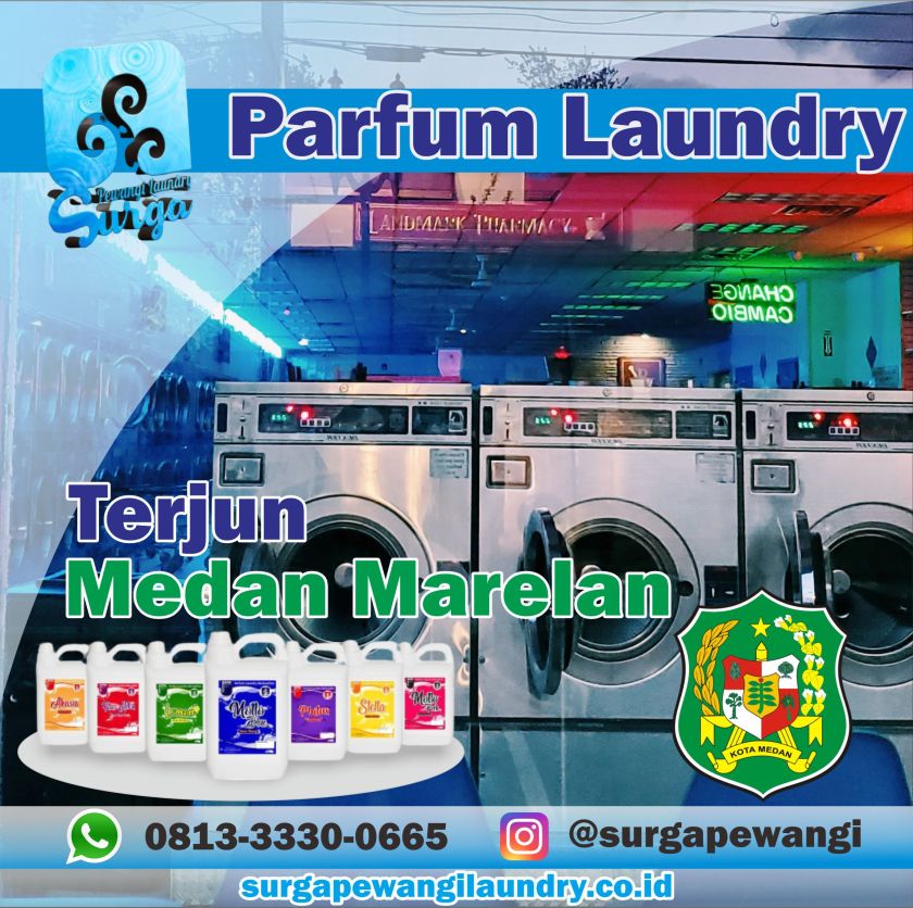 Parfum Laundry Terjun, Medan Marelan