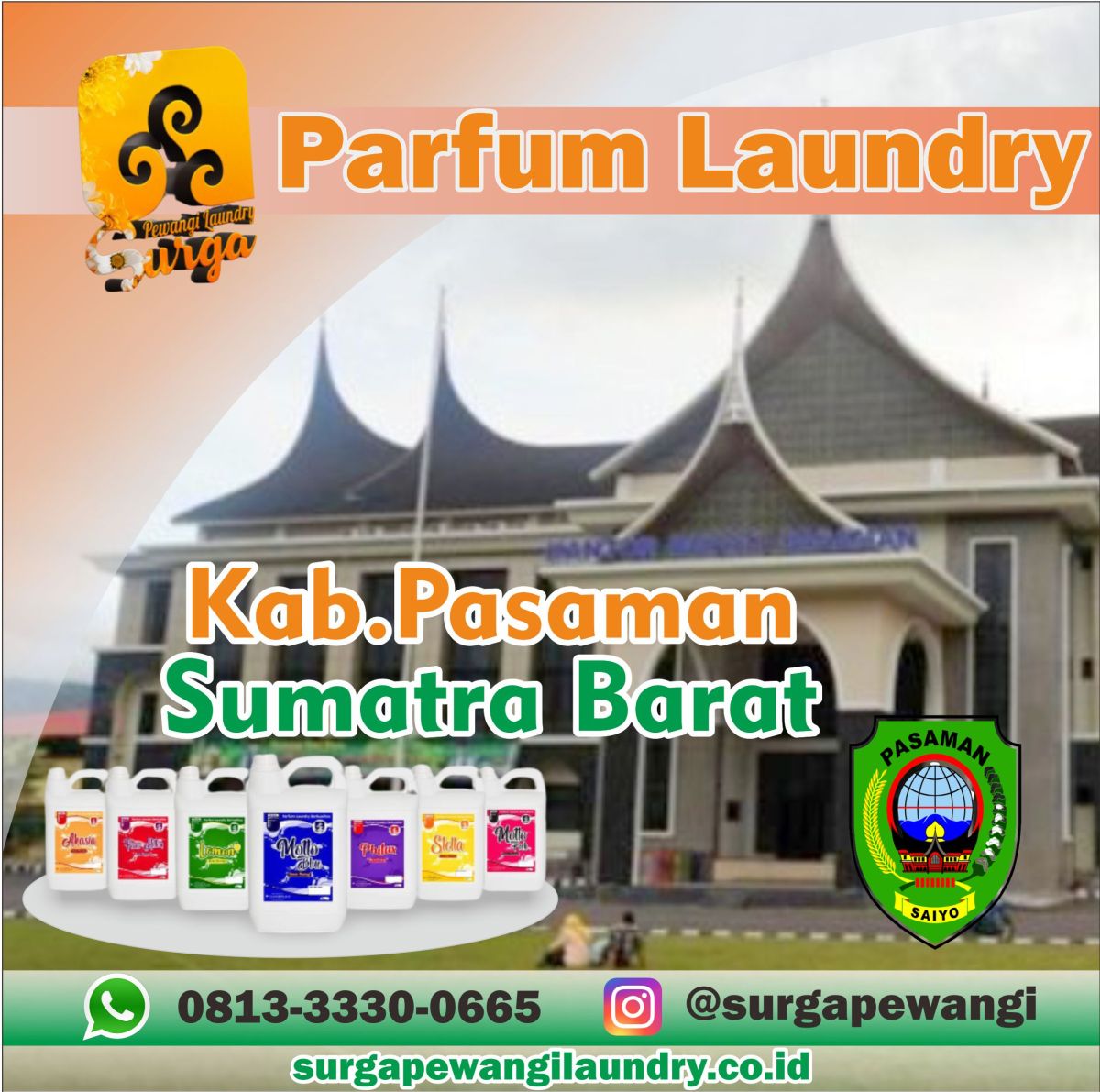 Parfum Laundry Kabupaten Pasaman, Sumatra Barat