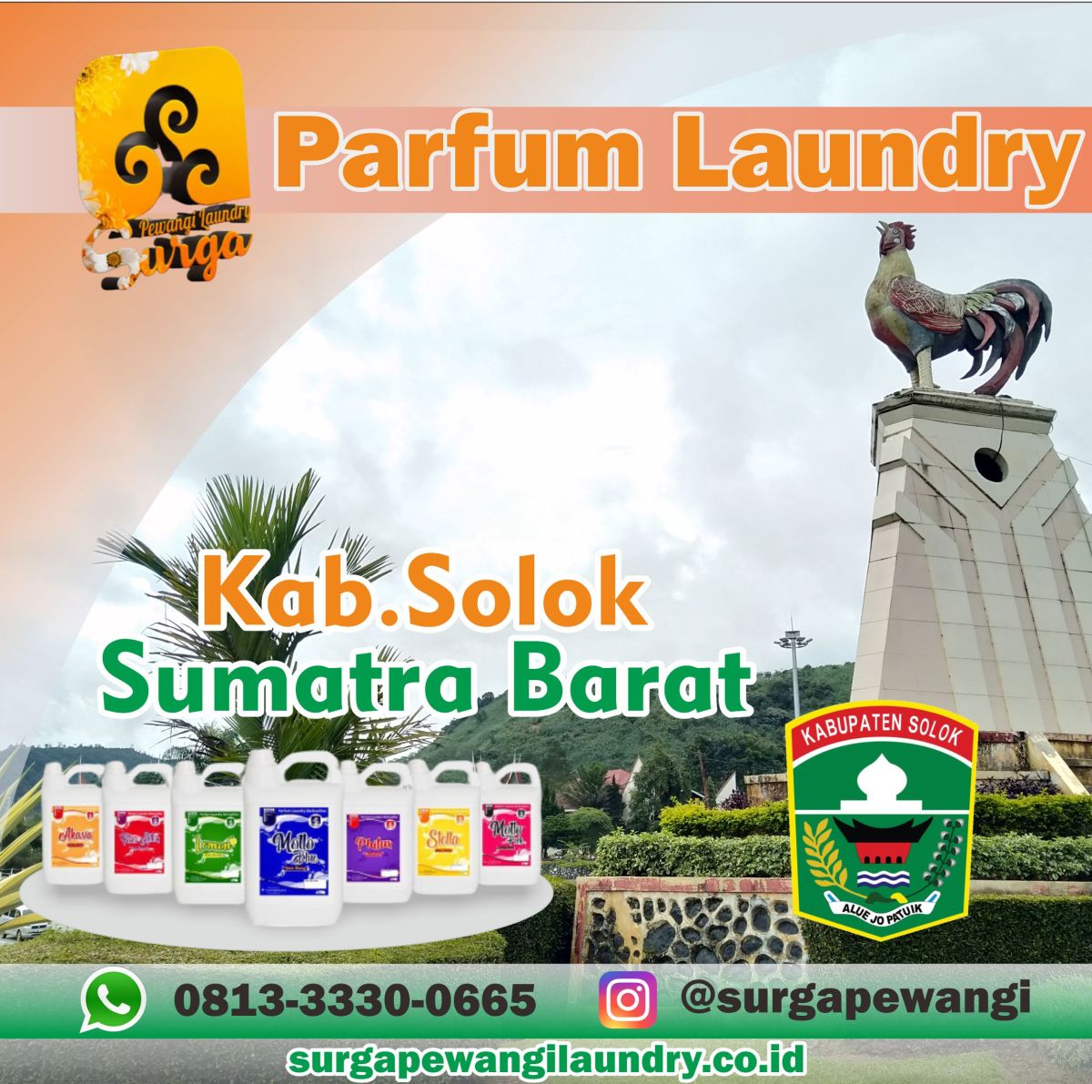 Parfum Laundry Kabupaten Solok, Sumatra Selatan