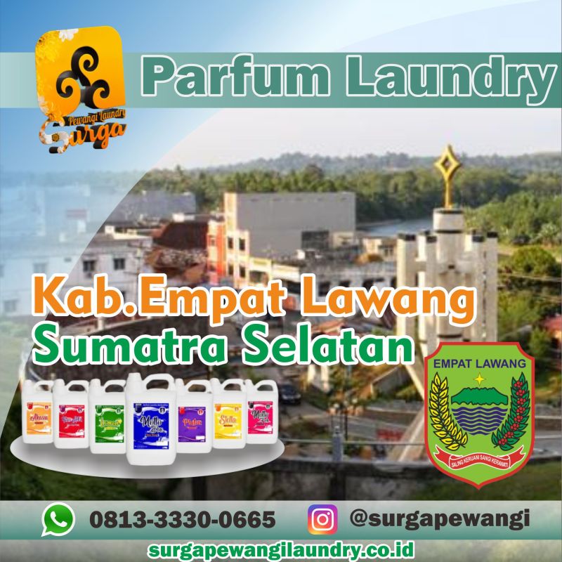 Parfum Laundry Kabupaten Empat Lawang, Sumatra Selatan