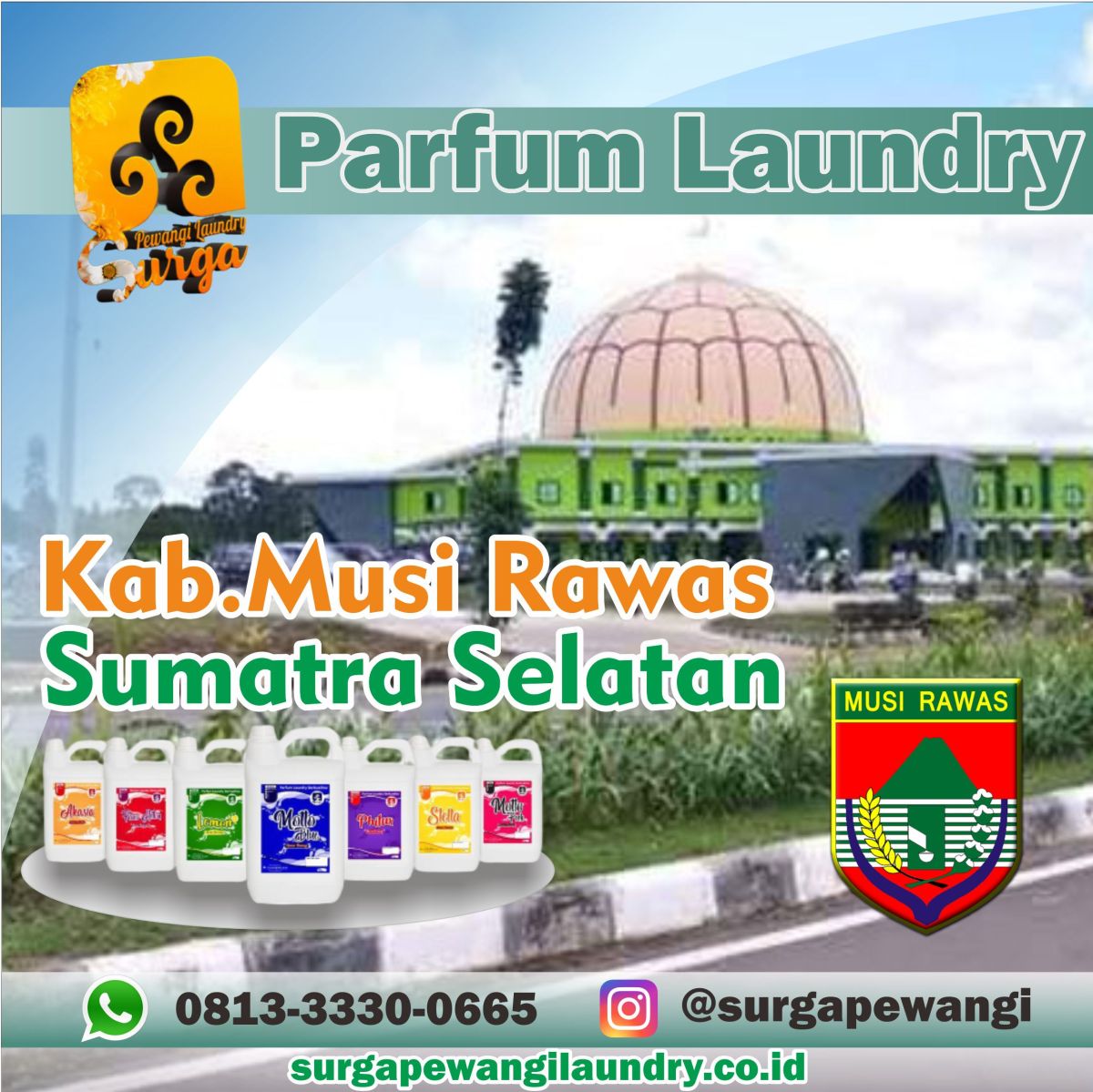 Parfum Laundry Kabupaten Musi Rawas, Sumatra Selatan