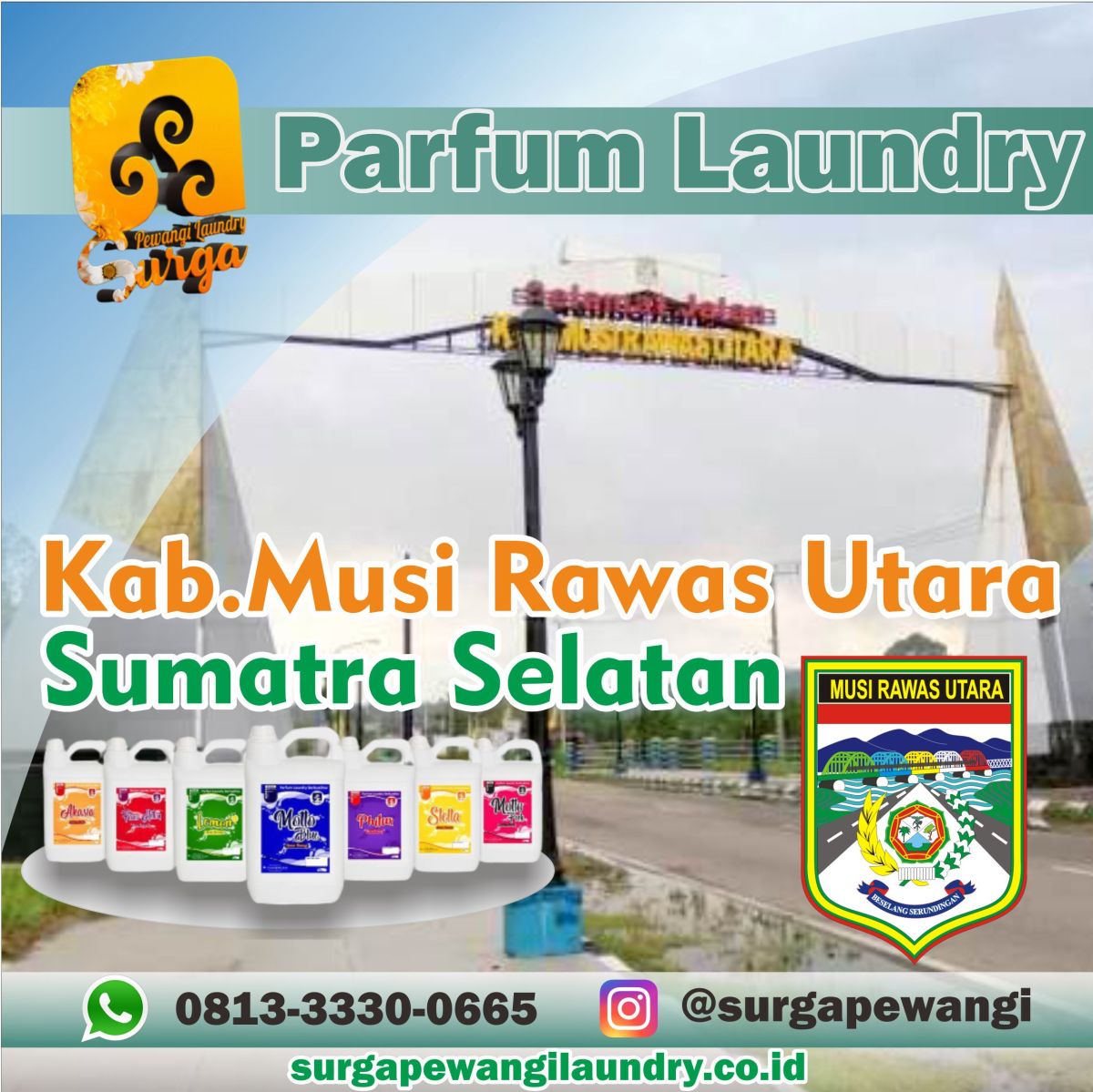 Parfum Laundry Kabupaten Musi Rawas Utara, Sumatra Selatan