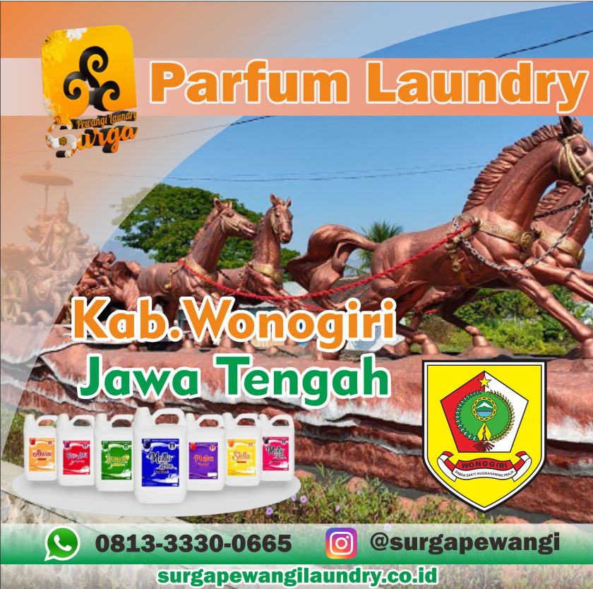 Parfum Laundry Kabupaten Wonogiri, Jawa Tengah