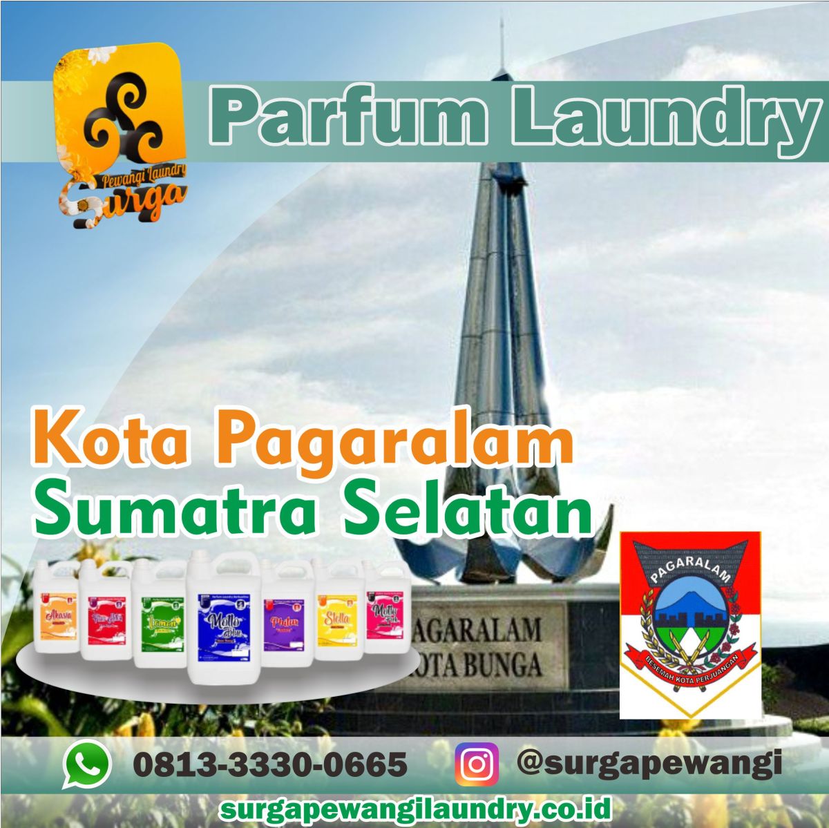 Parfum Laundry Kota Pagaralam, Sumatra Selatan