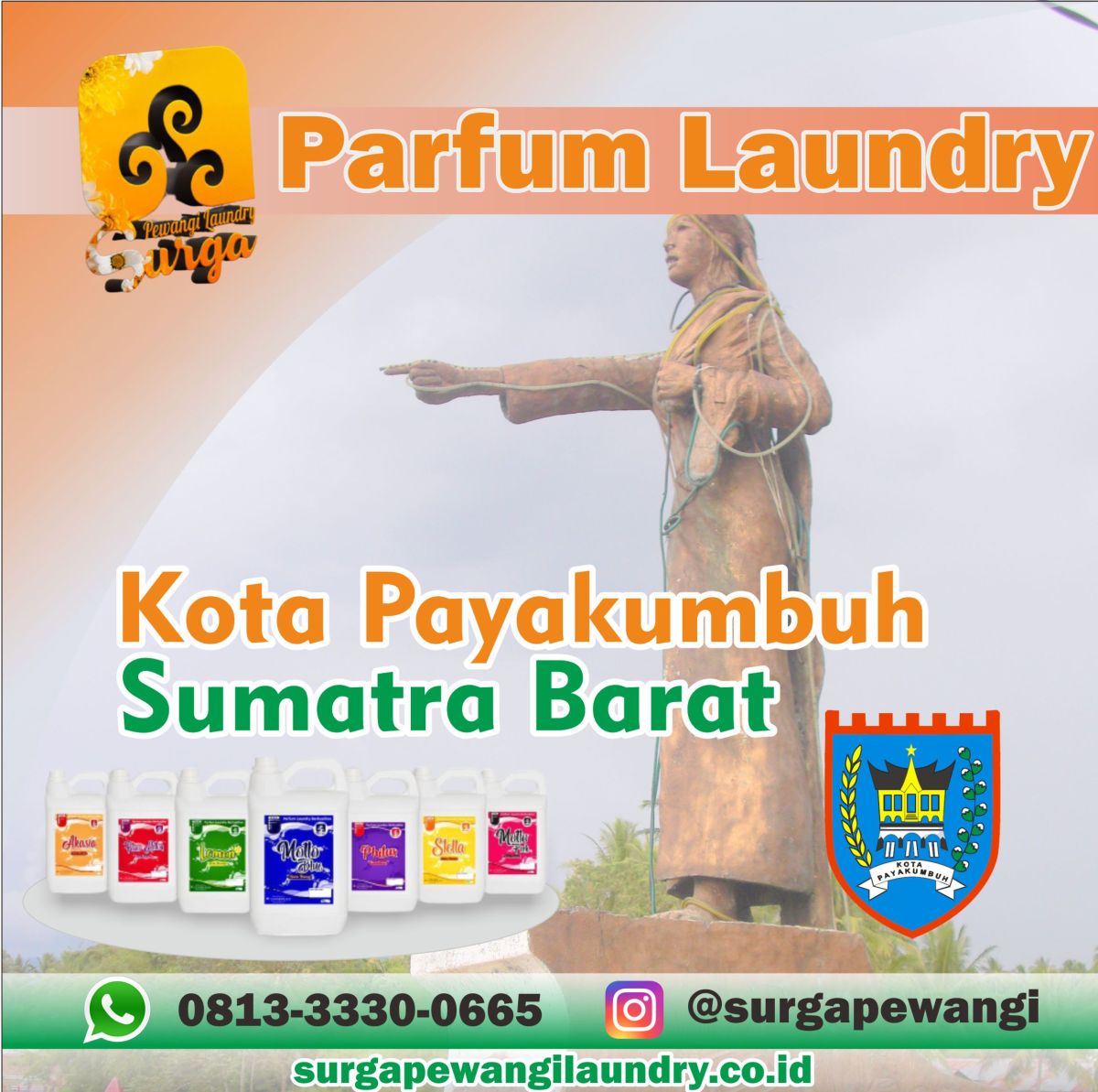 Parfum Laundry Kota Payakumbuh, Sumatra Barat