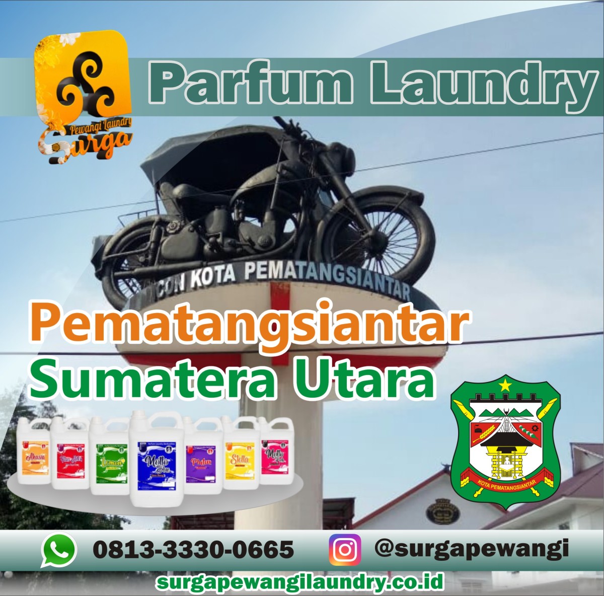 Parfum Laundry Kota Pematangsiantar, Sumatera Utara