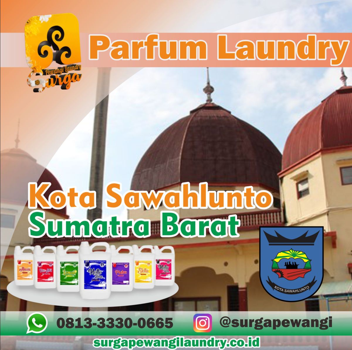 Parfum Laundry Kota Sawahlunto, Sumatra Barat