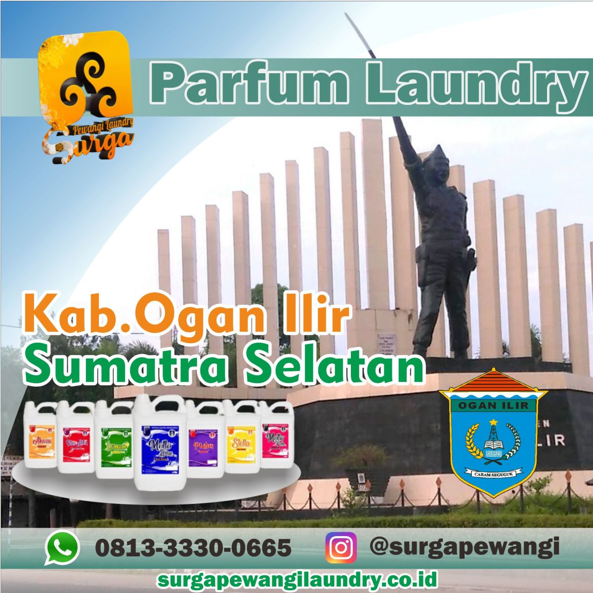 Parfum Laundry Kabupaten Ogan Ilir, Sumatara Selatan