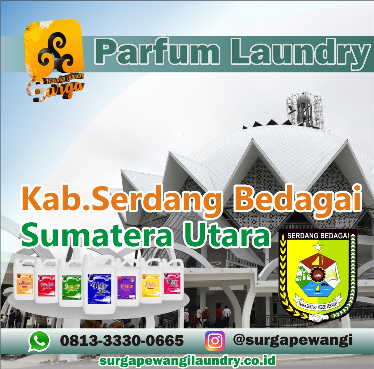 Parfum Laundry Serdang Bedagai, Sumatera Utara
