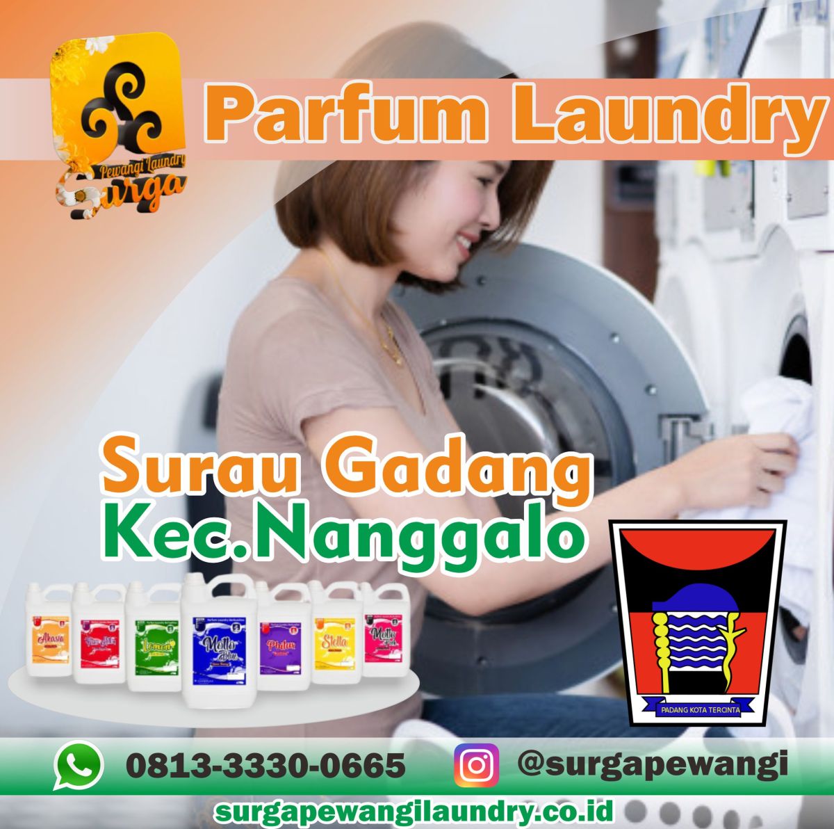 Parfum Laundry Tabing Banda Gadang, Nanggalo