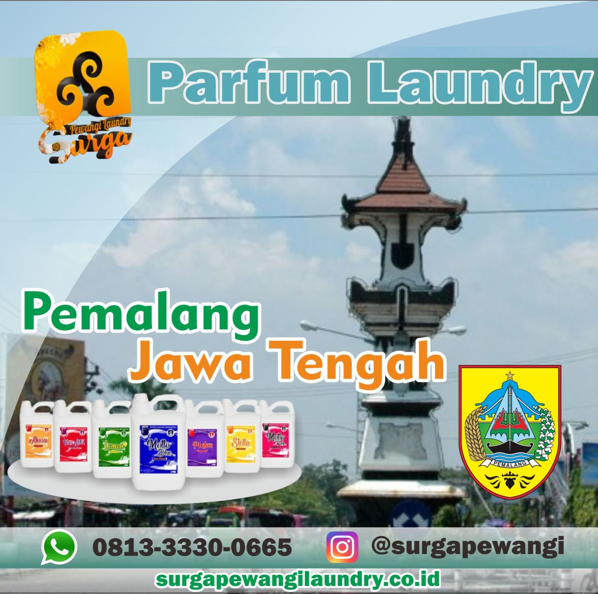 Parfum Laundry Kabupaten Pemalang, Jawa Tengah