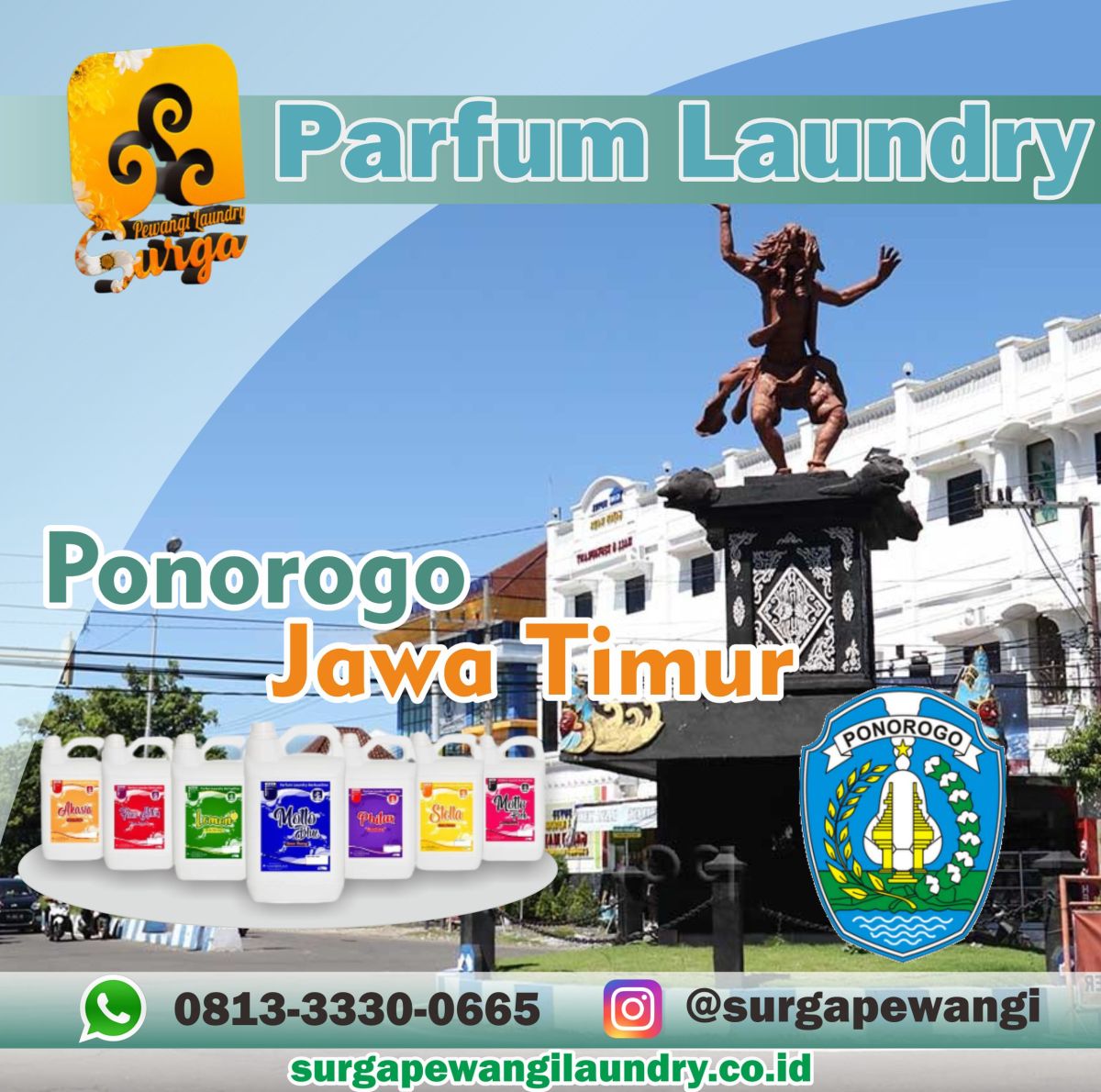 Parfum Laundry Kabupaten Ponorogo, Jawa Timur