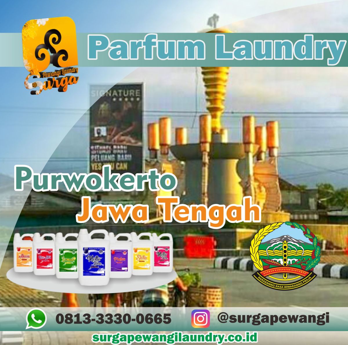 Parfum Laundry Kabupaten Purwokerto, Jawa Tengah