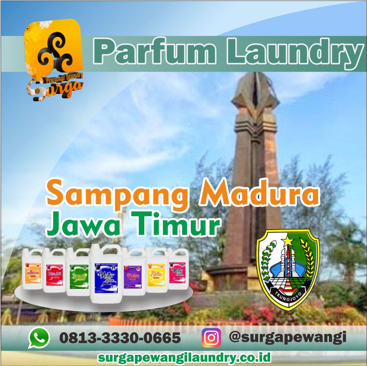 Parfum Laundry Kabupaten Sampang Madura, Jawa Timur