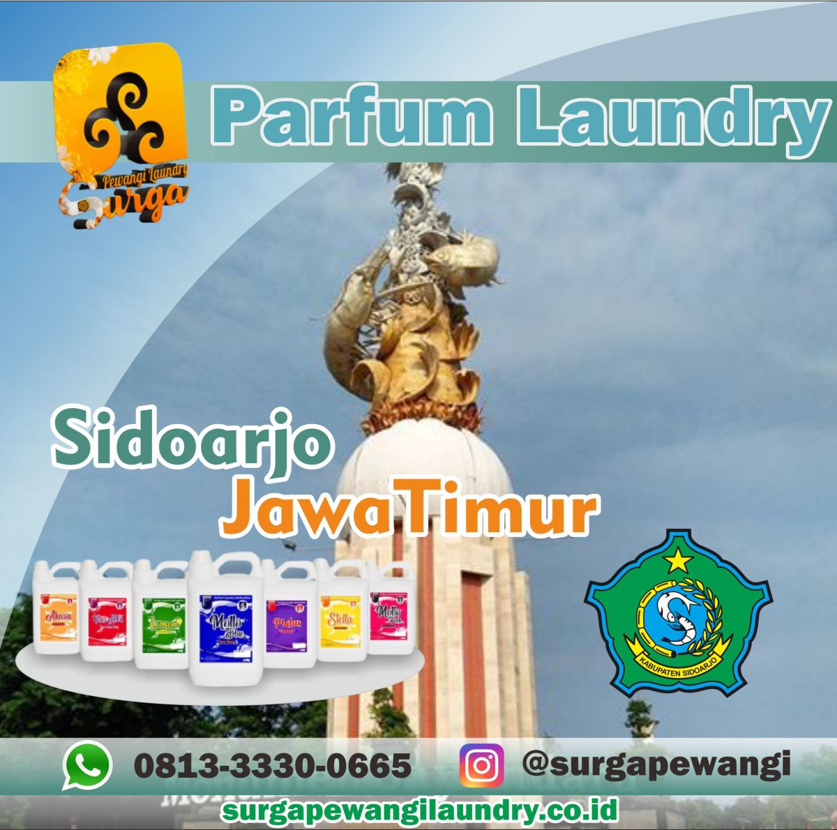Parfum Laundry Kabupaten Sidoarjo, Jawa Timur