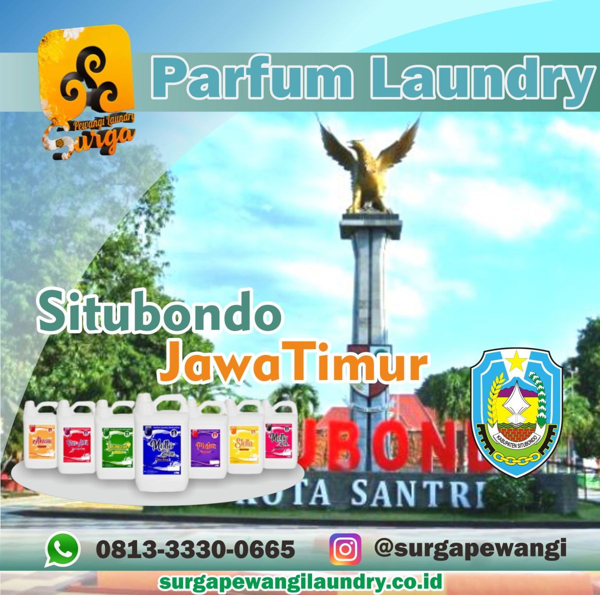 Parfum Laundry Kabupaten Situbondo, Jawa Timur