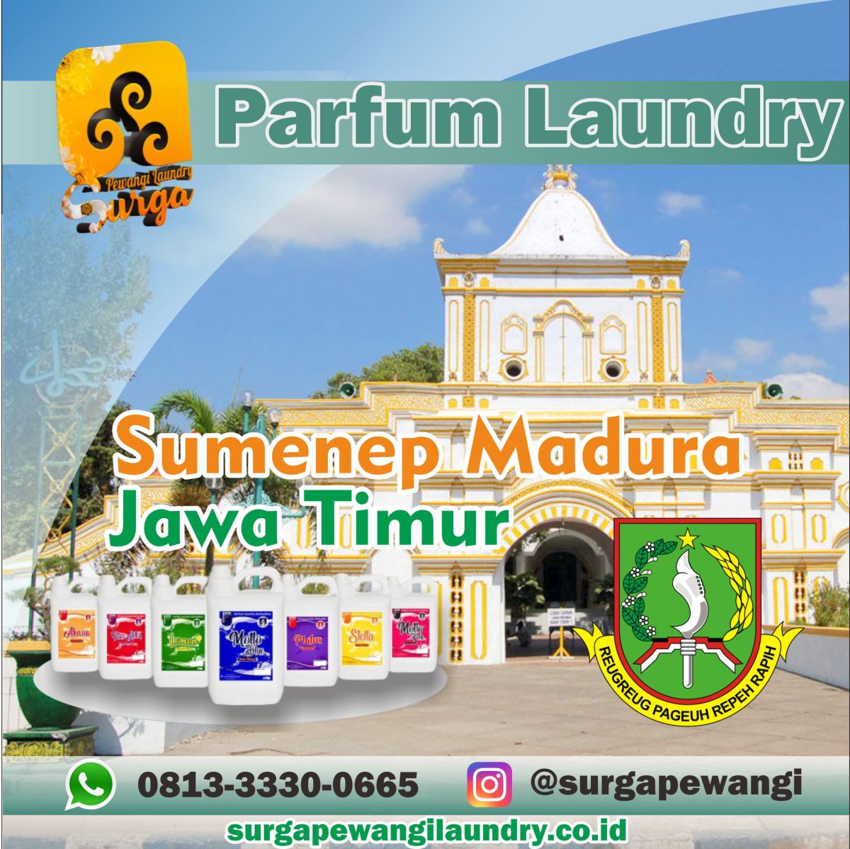 Parfum Laundry Kabupaten Sumenep Madura, Jawa Timur
