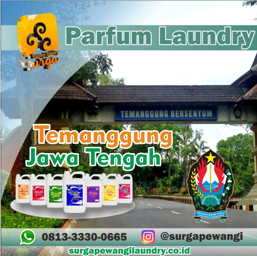 Parfum Laundry Kabupaten Temanggung, Jawa Tengah