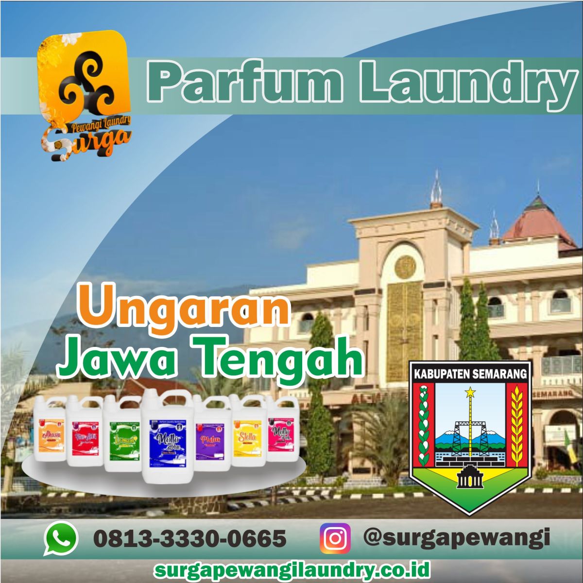 Parfum Laundry Kabupaten Ungaran Jawa Tengah