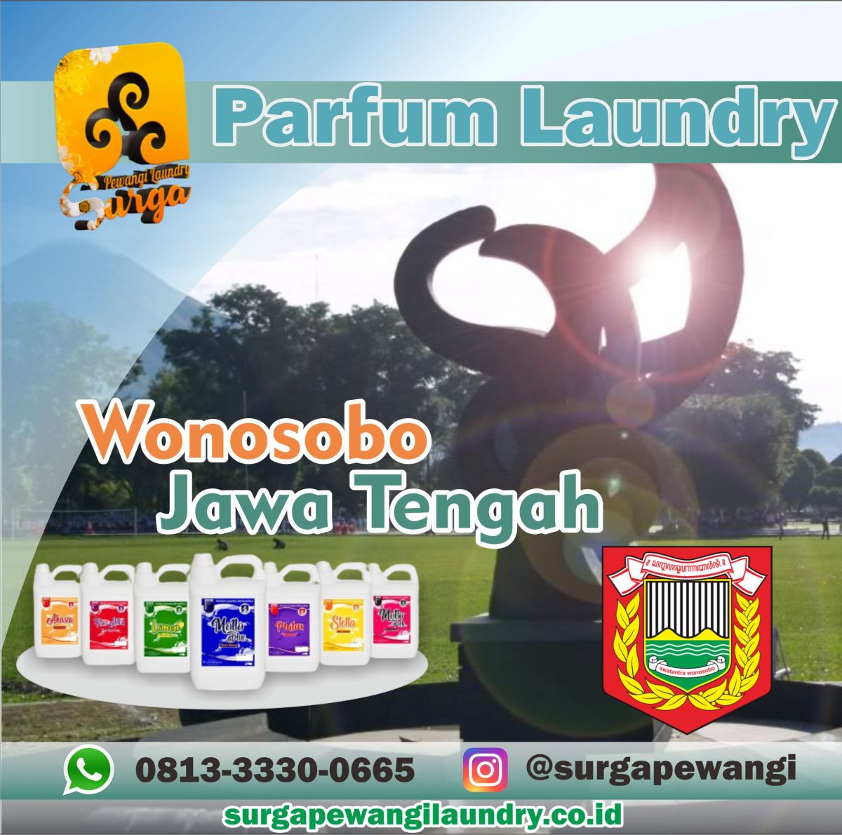 Parfum Laundry Kabupaten Wonosobo, Jawa Tengah