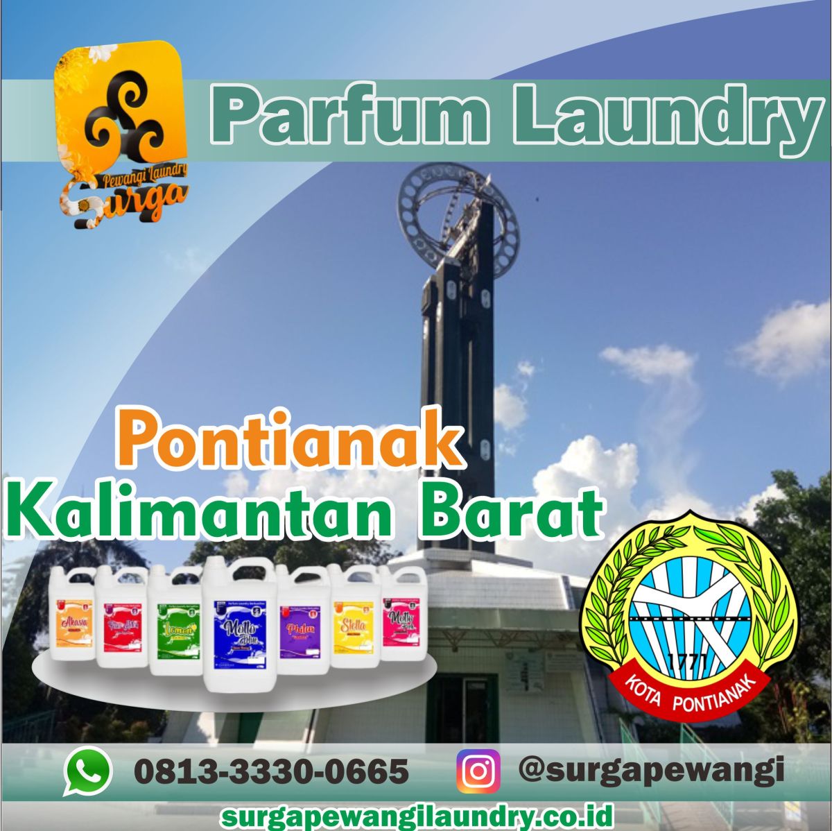 Parfum Laundry Kota Pontianak Kalimantan Barat