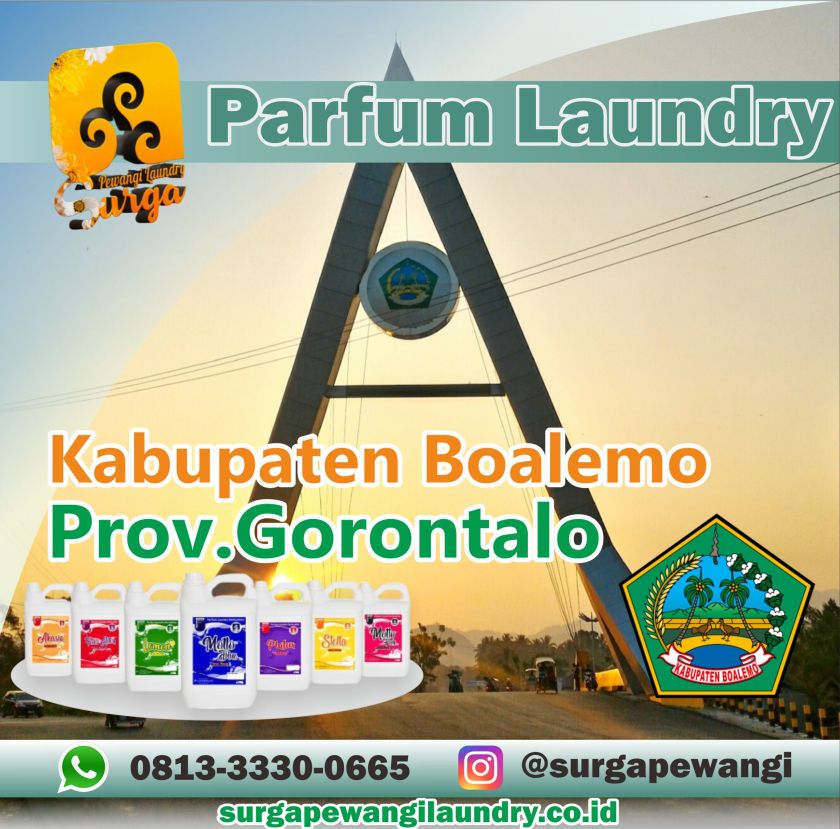 Parfum Laundry Kabupaten Boalemo, Gorontalo