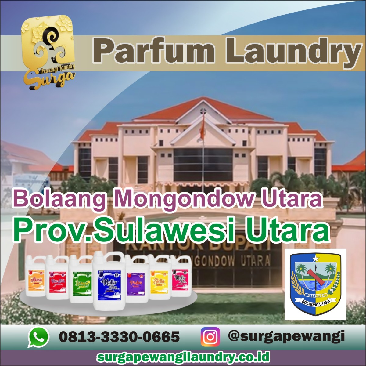 Parfum Laundry Kabupaten Bolaang Mongondow Utara, Sulawesi Utara