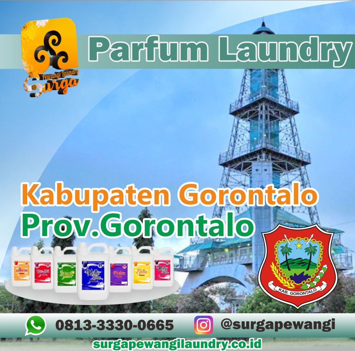 Parfum Laundry Kabupaten Gorontalo, Gorontalo