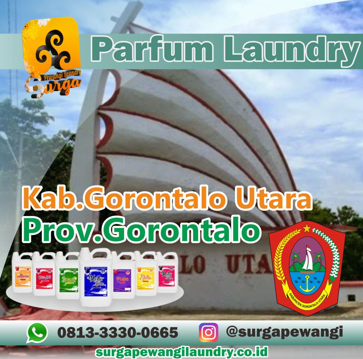Parfum Laundry Kabupaten Gorontalo Utara, Gorontalo