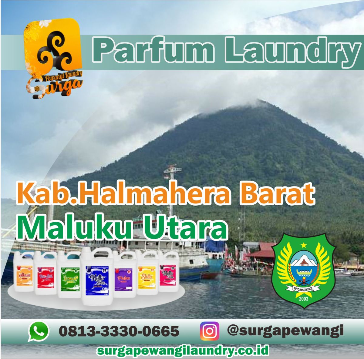Parfum Laundry Kabupaten Halmahera Barat, Maluku Utara