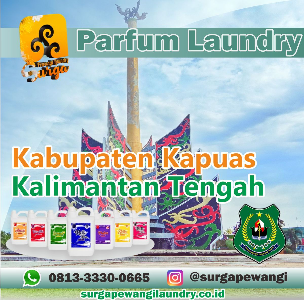 Parfum Laundry Kabupaten Kapuas, Kalimantan Tengah