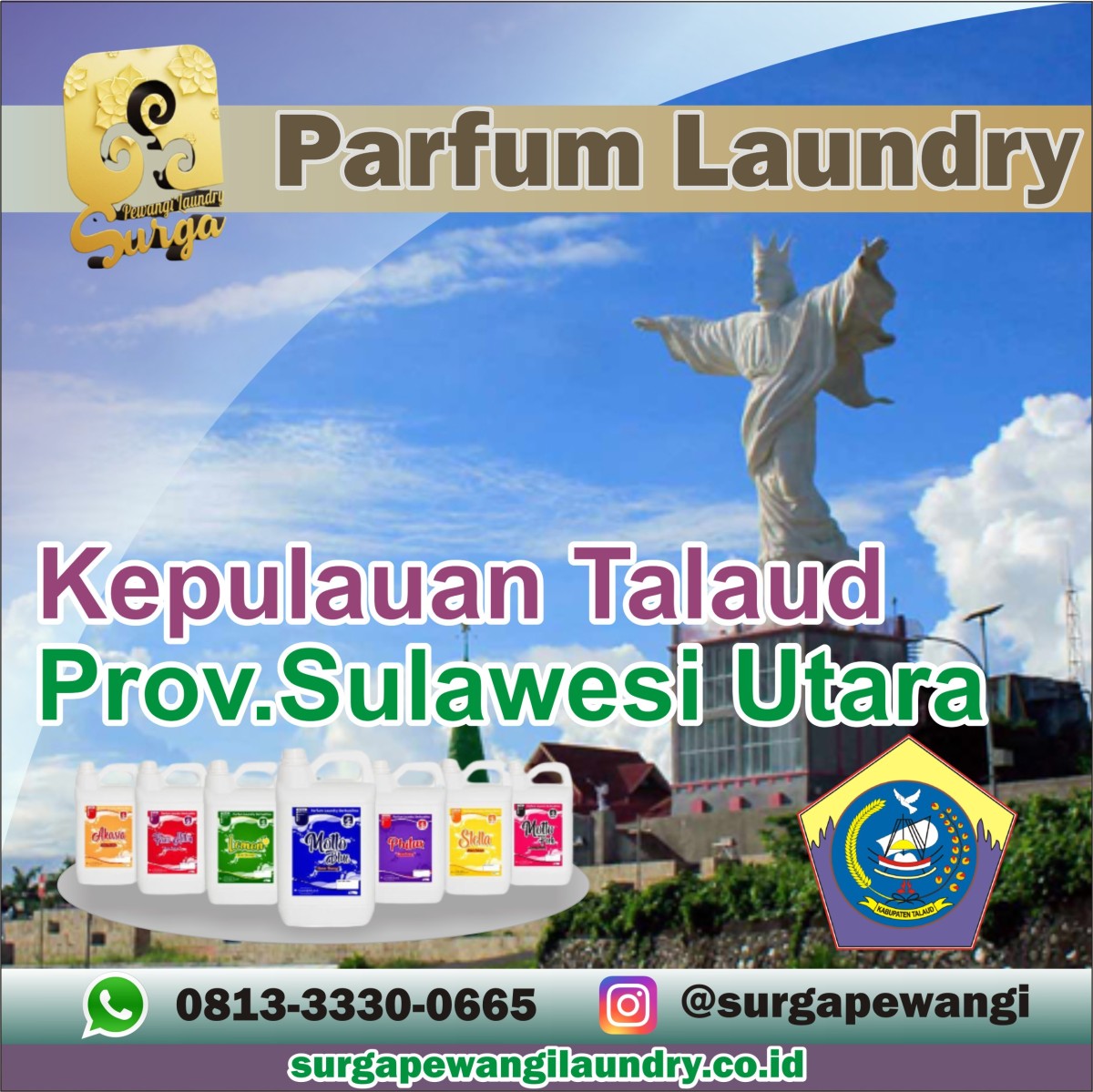 Parfum Laundry Kabupaten Kepulauan Talaud, Sulawesi Utara