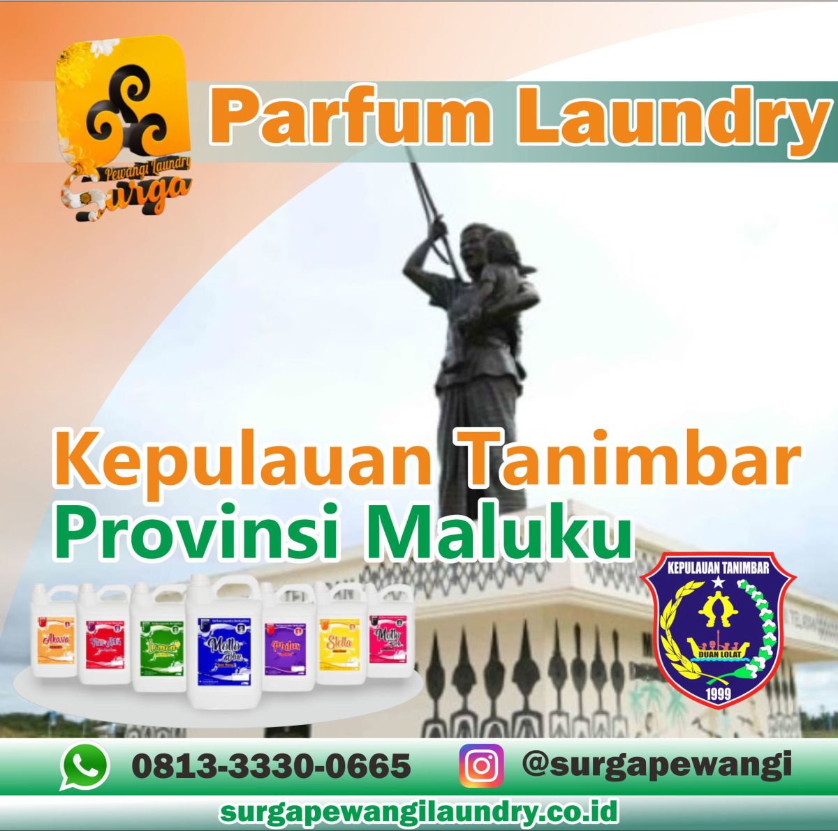 Parfum Laundry Kabupaten Kepulauan Tanimbar, Maluku