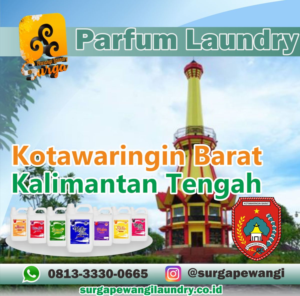 Parfum Laundry Kabupaten Kotawaringin Barat, Kalimantan Tengah