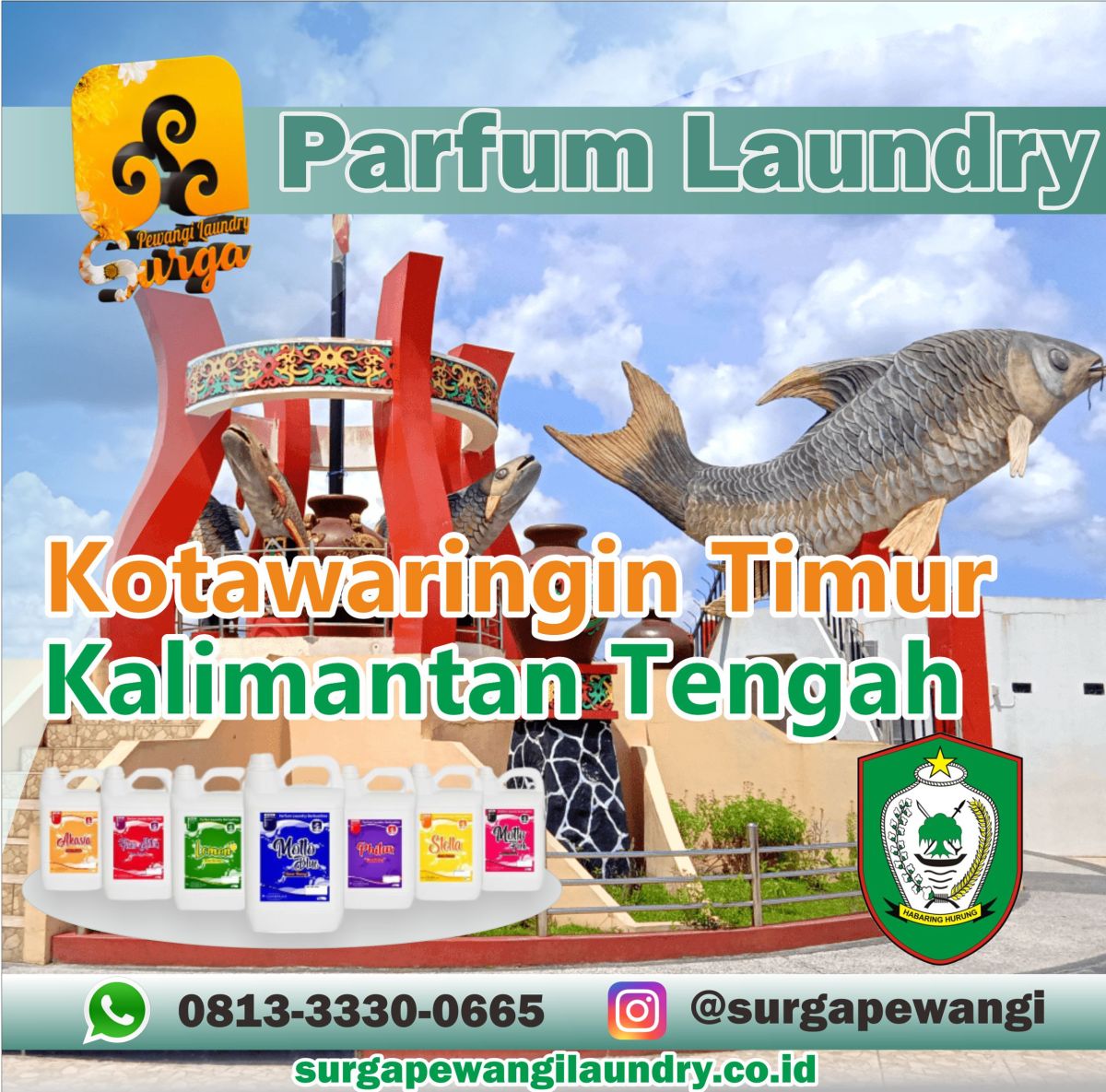 Parfum Laundry Kabupaten Kotawaringin Timur, Kallimantan Tengah