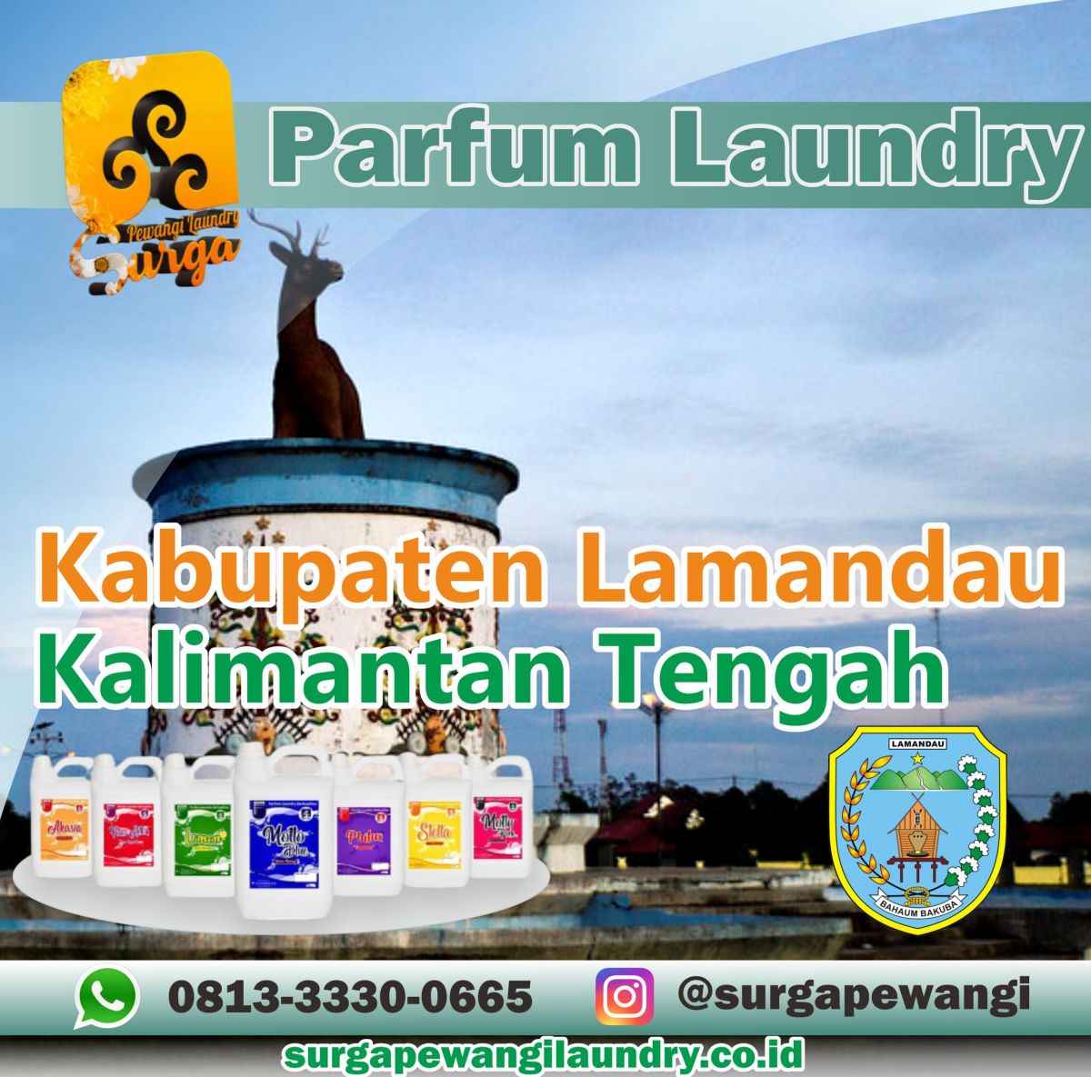 Parfum Laundry Kabupaten Lamandau, Kalimantan Tengah