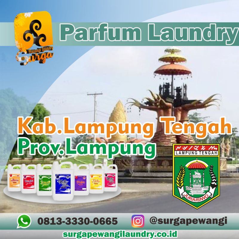 Parfum Laundry Kabupaten Lampung Tengah, Prov Lampung
