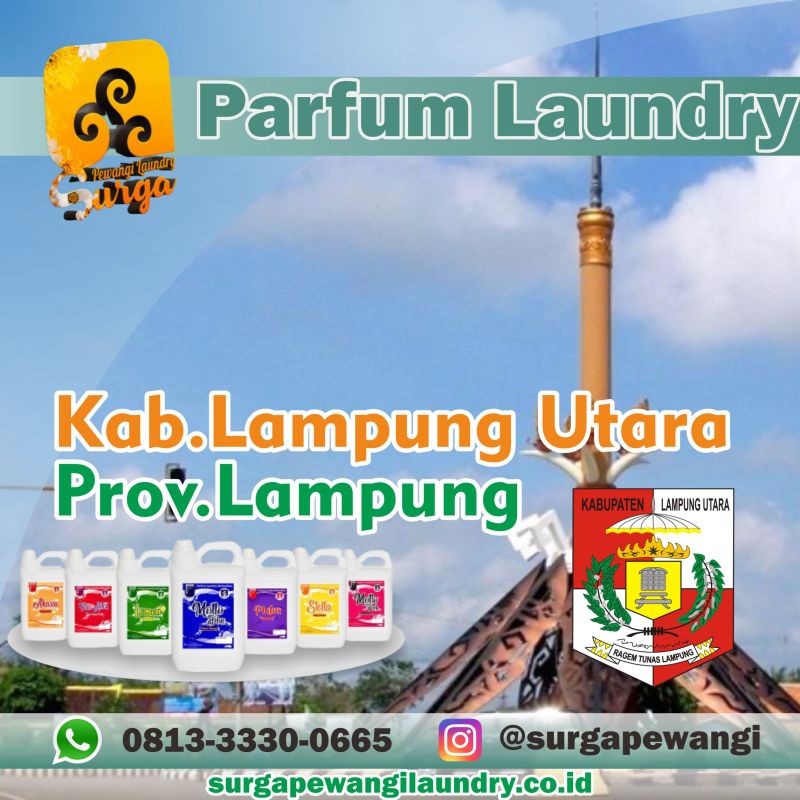 Parfum Laundry Kabupaten Lampung Utara, Prov Lampung