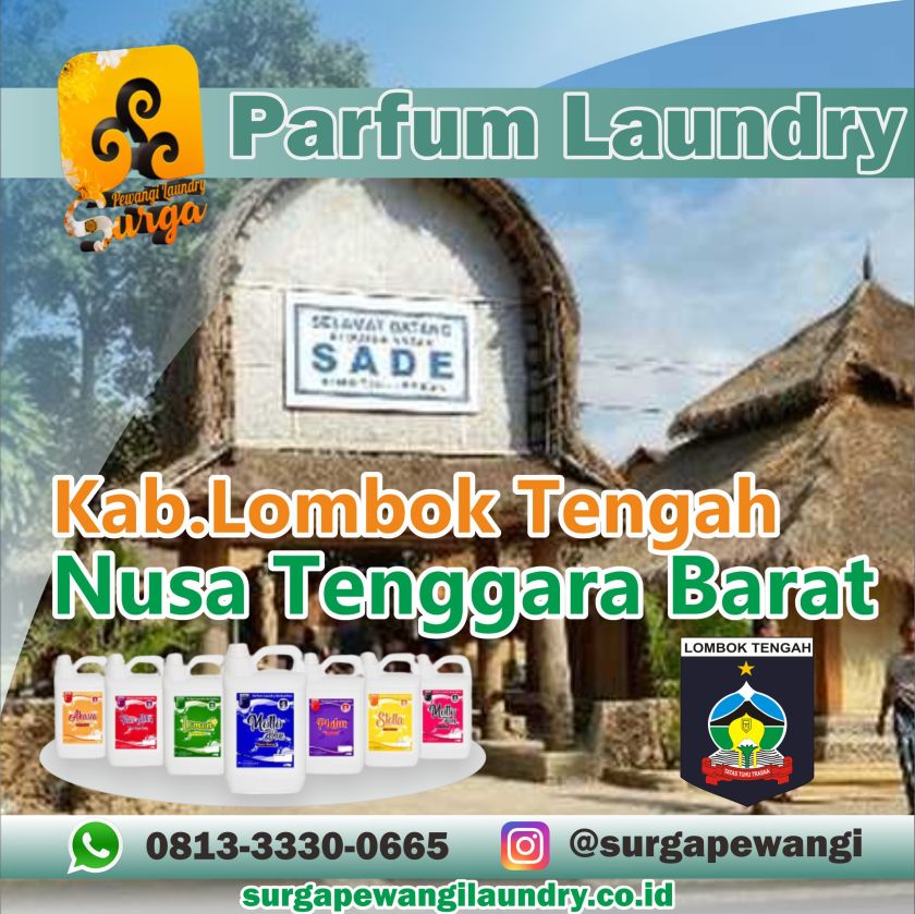 Parfum Laundry Kabupaten Lombok Tengah, Nusa Tenggara Barat