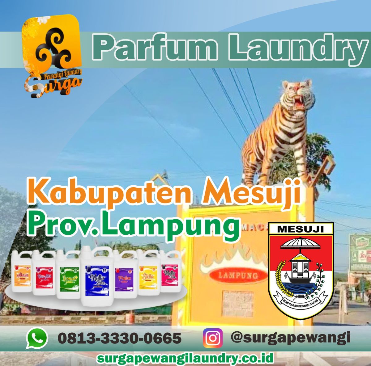 Parfum Laundry Kabupaten Mesuji, Prov Lampung
