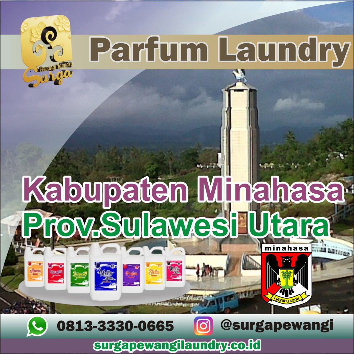 Parfum Laundry Kabupaten Minahasa, Sulawesi Utara