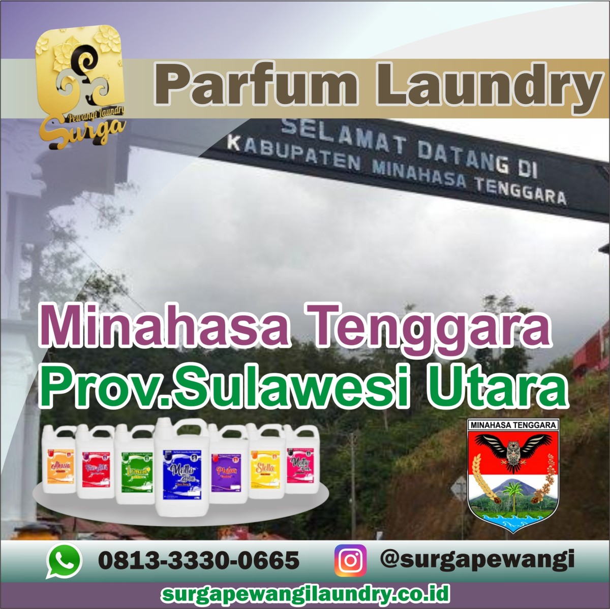 Parfum Laundry Kabupaten Minahasa Tenggara, Sulawesi Utara