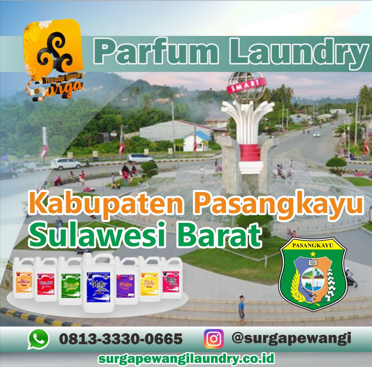 Parfum Laundry Kabupaten Pasangkayu, Sulawesi Barat