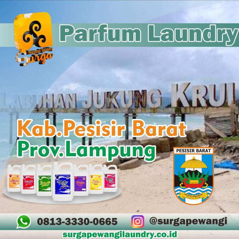 Parfum Laundry Kabupaten Pesisir Barat, Prov Lampung