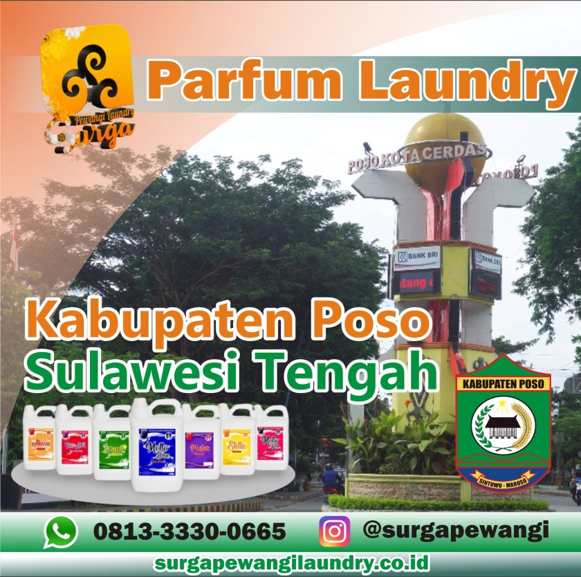 Parfum Laundry Kabupaten Poso, Sulawesi Tengah
