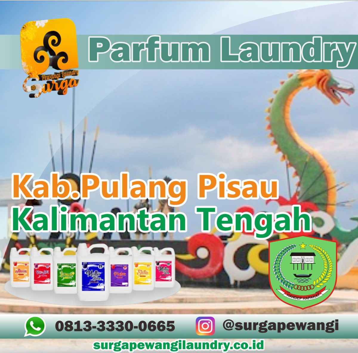 Parfum Laundry Kabupaten Pulang Pisau, Kalimantan Tengah