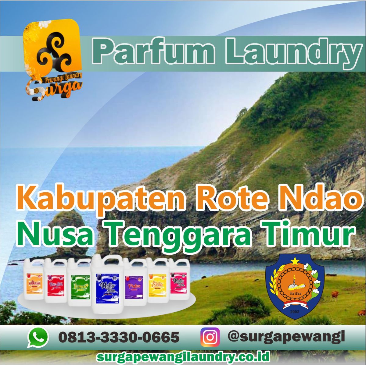 Parfum Laundry Kabupaten Rote Ndao, Nusa Tenggara Timur