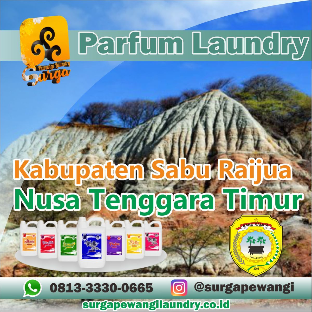 Parfum Laundry Kabupaten Sabu Raijua, Nusa Tenggara Timur