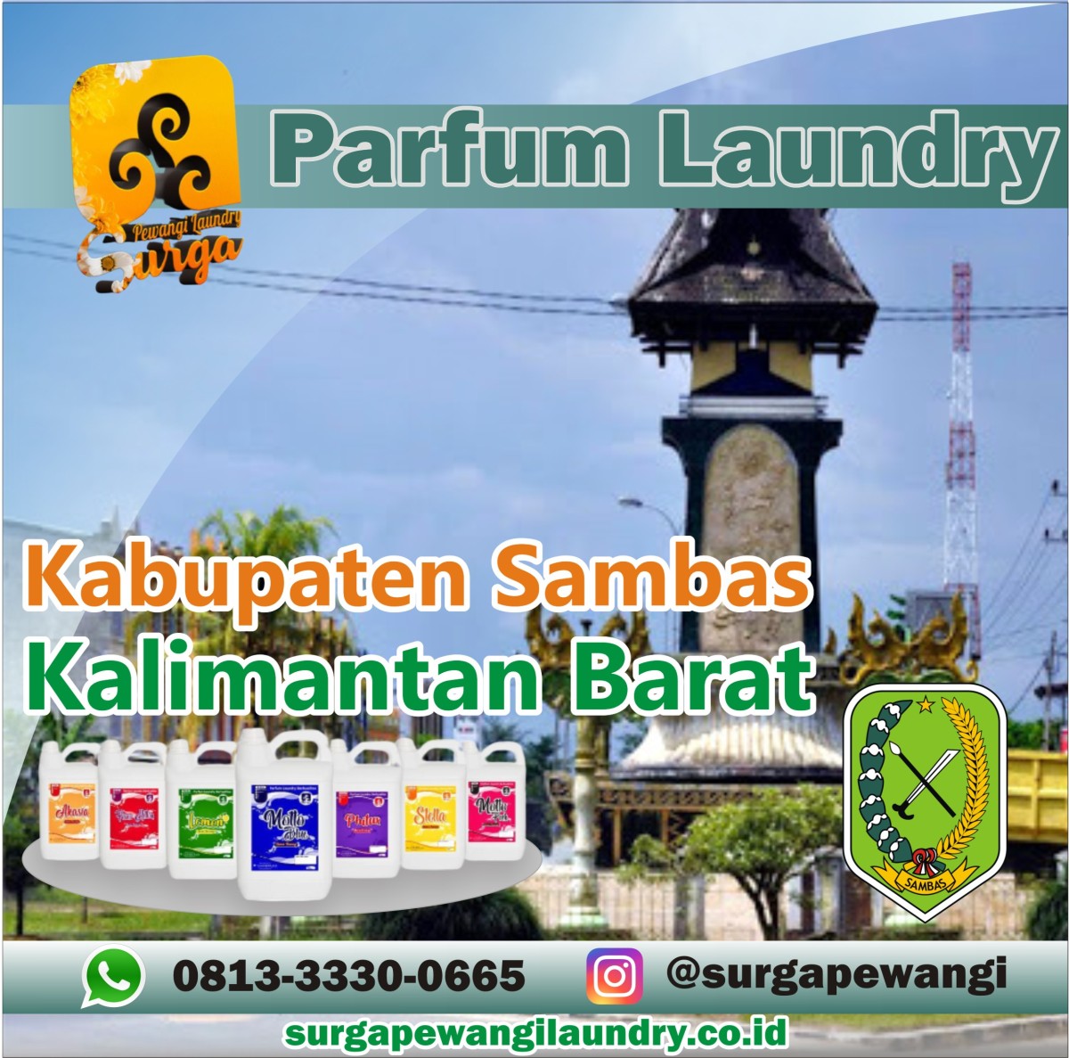 Parfum Laundry Kabupaten Sambas, Kalimantan Barat